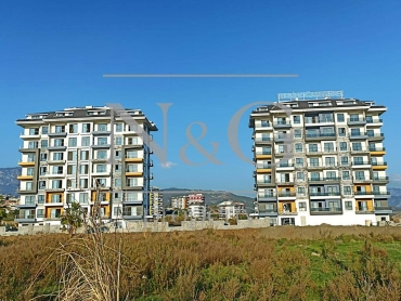 Прекрасная видовая  квартира в 200 метрах от моря в районе Демирташ
